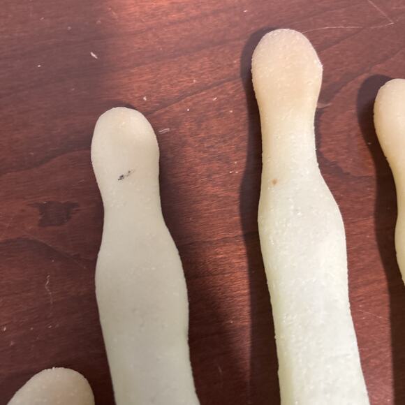 Vintage Easter Unlimited Glow in Dark Alien Monster Hands Gloves Halloween - Picture 9 of 12